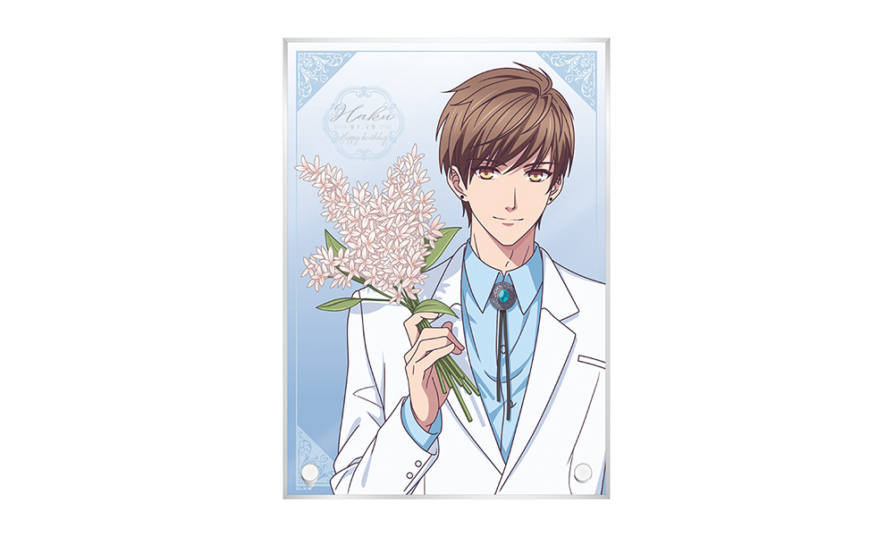 ハクBirthdayアクリルボード