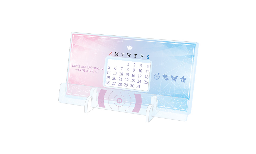 卓上アクリル万年カレンダー